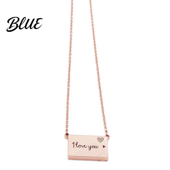 Rectangle Locket Pendant Necklace Photo Memory Alloy Keepsake Gift