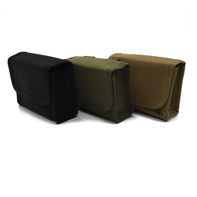 10 Round Molle Shell Pouch Holder Ammo Waist Bag EDC Tool Outdoor Hunting Bandolier Cartridges Bullet Mag Holder Bags