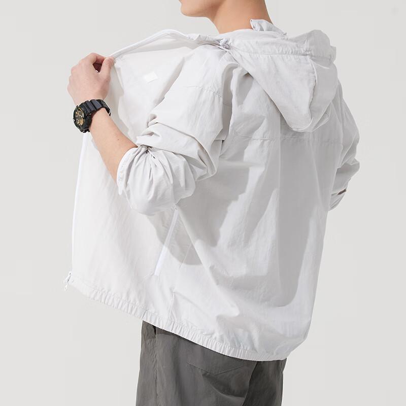 Puma Training Woven Hooded Windbreaker Men Jackets White 689283-72