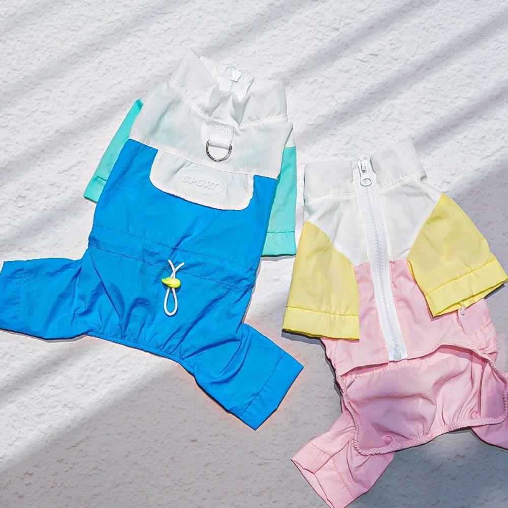 Pet Supplies Lightweight Dog Clothes Windproof Fashion Puppy Jumpsuits Cute Dog Suspenders Small Animal