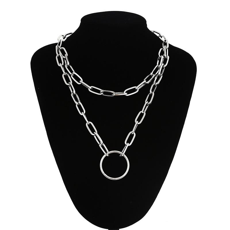 Lock Chain Necklace With A Padlock Pendants For Women Men Punk Jewelry On The Neck 2020 Grunge Aesthetic Egirl Eboy Accessories