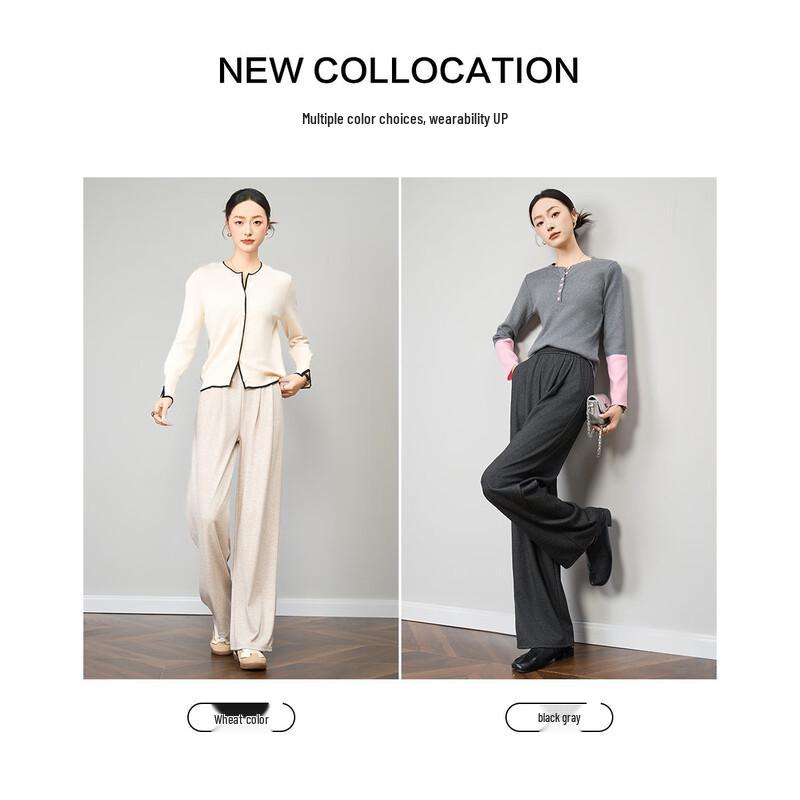 Demana Women's Tall Fit Korean Style Casual Pants