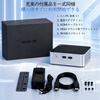 Moxalc Mini PC Windows 11 Pro MS Office 2024 Small PC with Pentium Gold 5405U