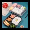 Disposable 5-Compartment Lunch Boxes with Lids