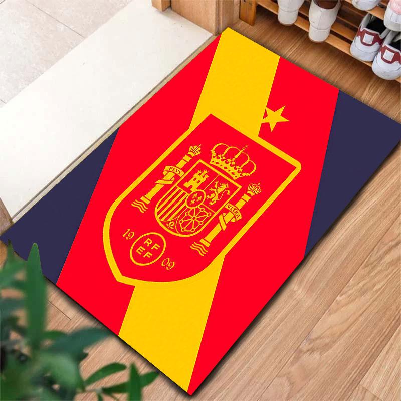 Spain National Football Team Carpet Rug for Living Room Bedroom Home Sofa Decoration,Kids play Non-slip Floor Mat