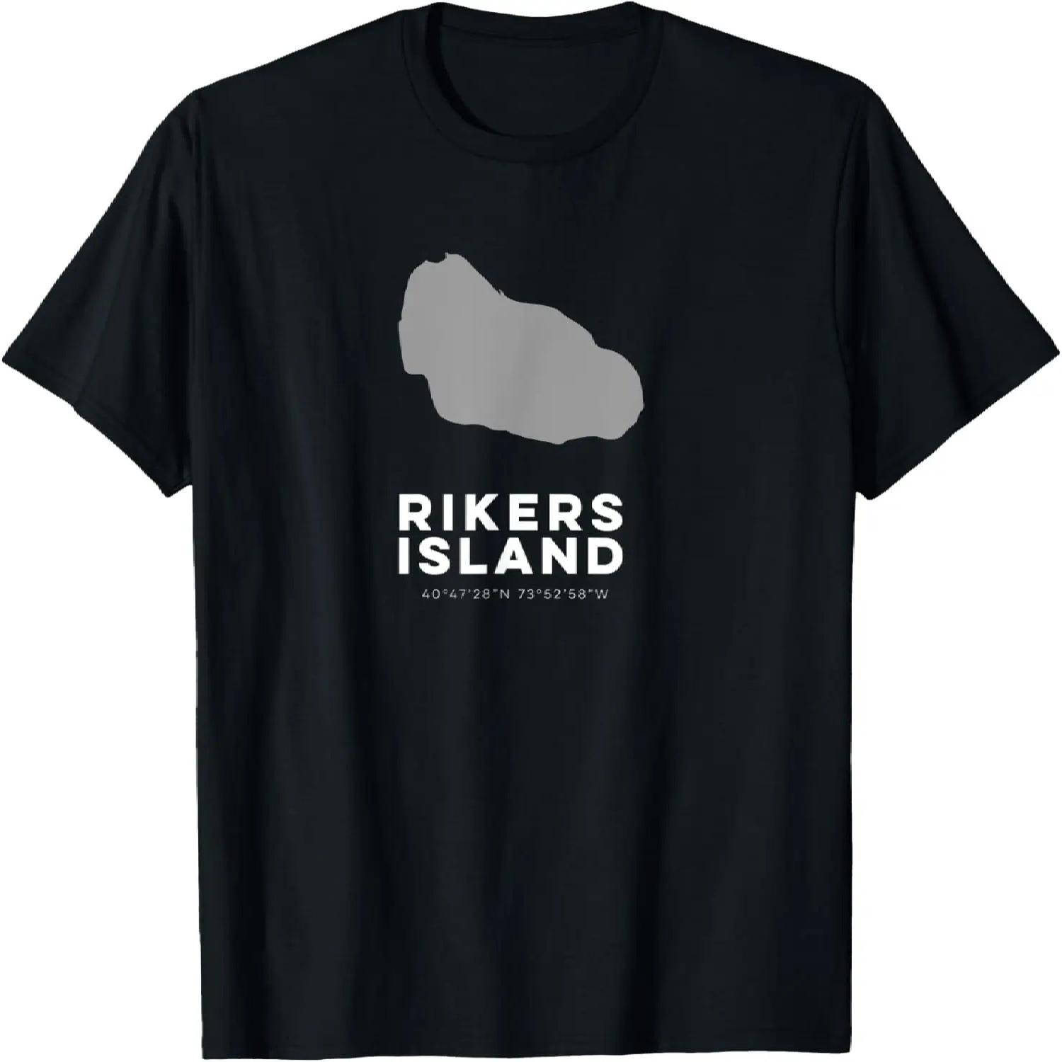 Rikers Island New York Graphic T T-Shirt S чёрный