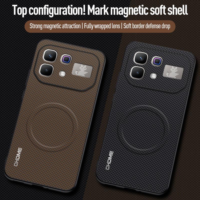 For Infinix Note 60 Pro Case Luxury PU Leather Magnetic MagSafe Protective Back Cover Case For Infinix Note60 60Pro Phone Shell