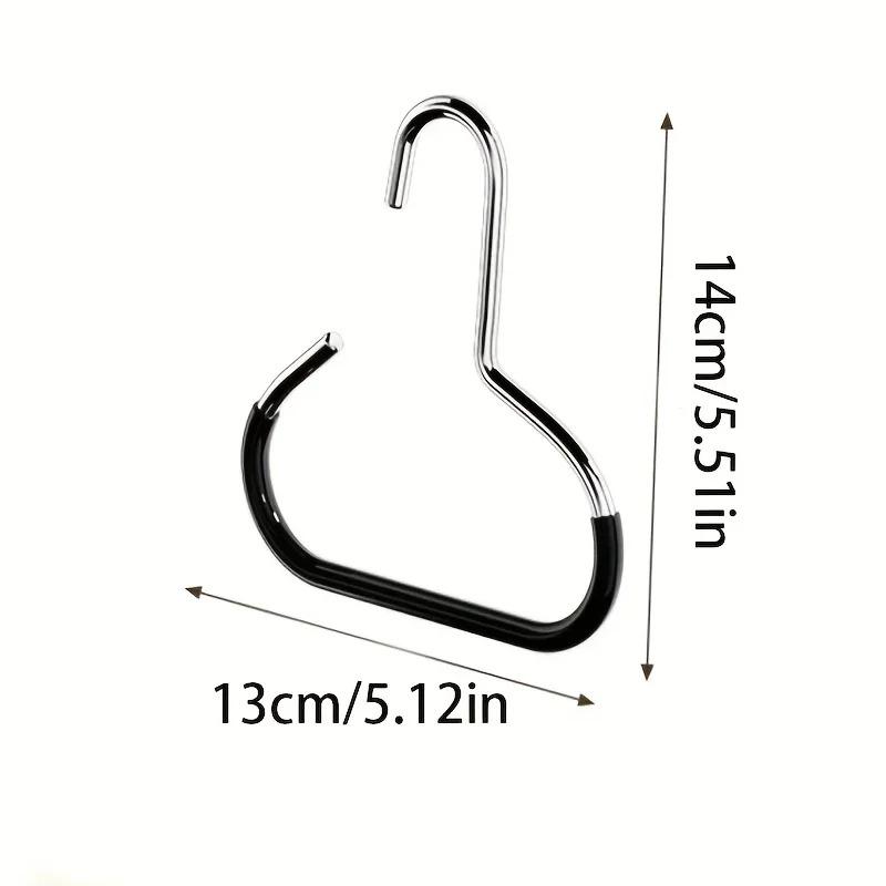 1pcs Versatile Manganese Steel Round Hook - Perfect for Hats, Ties, Scarves & Bags, Strong Load-Bearing, Non-Deformable