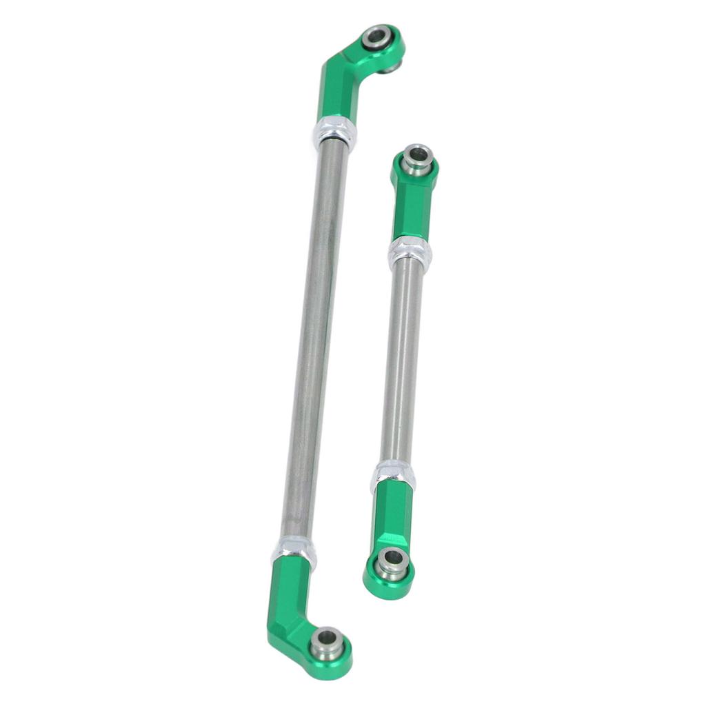 Aluminum Alloy 90mm RC Servo Linkage Steering Link Rod 7.5mm   Head Holder Tie Rod End Upgrade Kit for SCX10 III 1Celsius10 RC Crawler Car