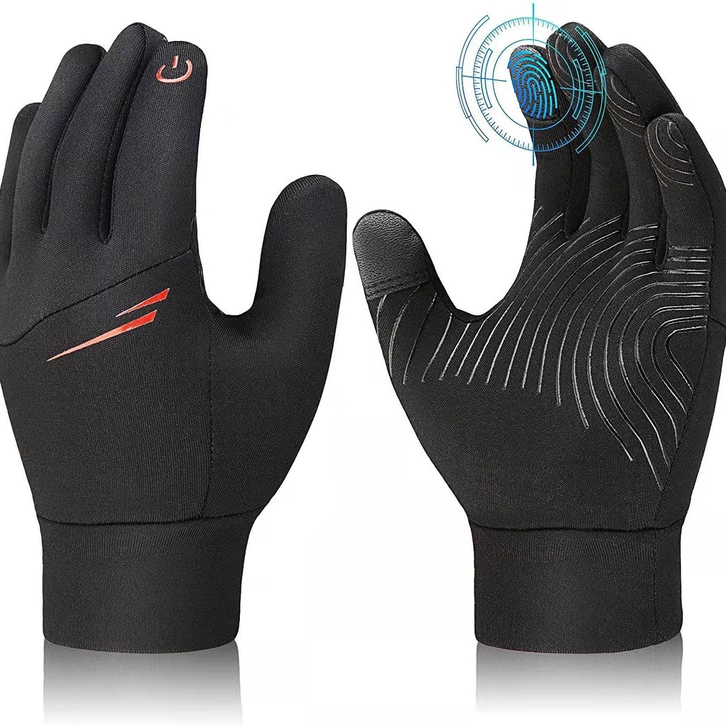 Strictly Selected Children s Cycling Gloves Warm Anti-slip Waterproof Touch Screen Outdoor Sports Skiing Full Finger S чёрный