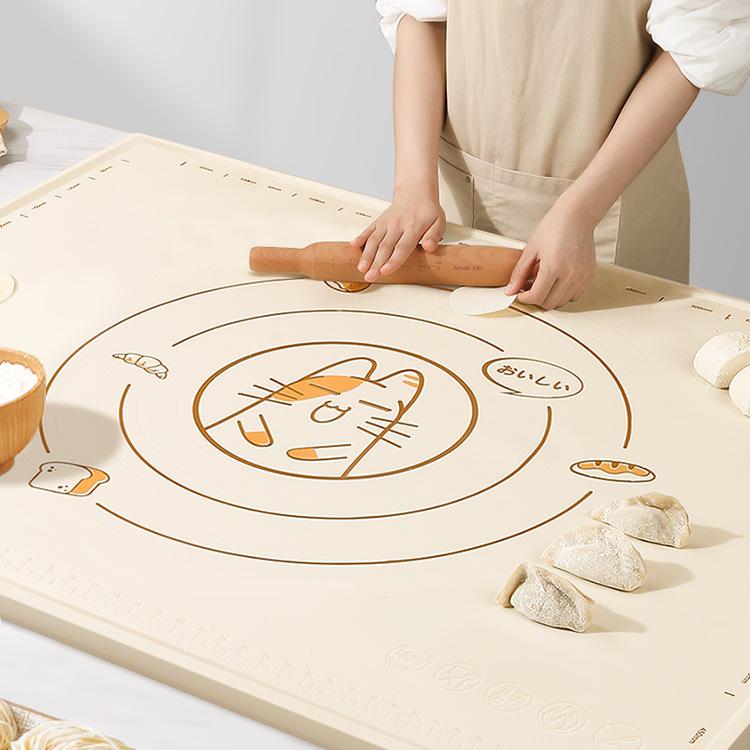 Japanese Silicone Non-Slip Food Grade Kneading Mat for Dough and Baozi Nano Grade Silicone Kneading Mat
