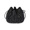 Miu Miu Matelassé Logo Lambskin Clutch Women clutch Black 5ND022_AFPP_F0002