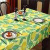 Vikama Light Luxury Lemon Pattern Manteles De Mesa Kitchen Table Tablecloth Party Holiday Decoration Vintage Home Decoration