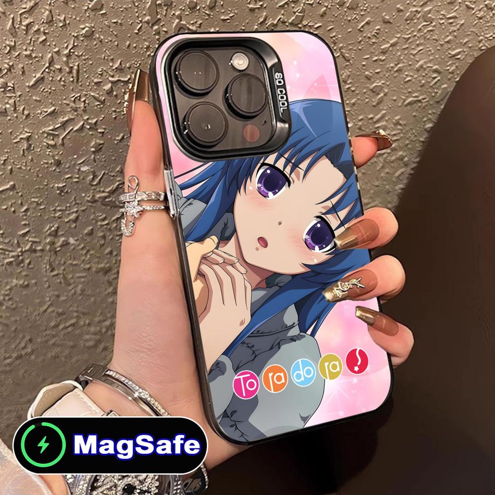 Toradora Kawashima Mobile Phone Case for iPhone 17 16 15 14 13 12 11 Air Pro Max Plus MagSafe Translucent Colorful Cover Pretty