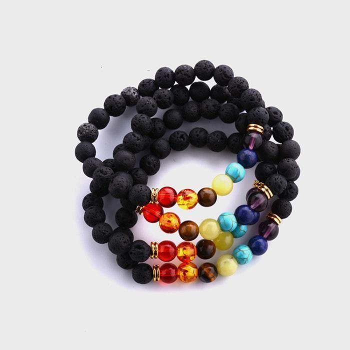 7 Chakra Healing Balance Beads Bracelet Yoga Bracelet Rw9721