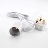 EU US Plug 1.8m Power Cord Cables E27 Lamp Base Holder With Switch Wire For Pendant Led Bulbs Fixture Hanglamp Suspension Socket
