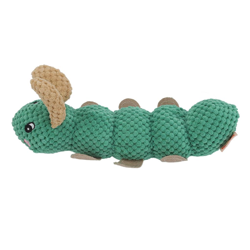 Dog Squeaky Toy Teeth Cleaning Gum Massage Cute Plush Puppy Chewing Toy for Small Medium Breeds