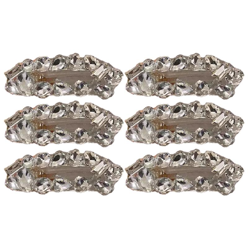 Sweet Cool Rhinestone Hair Clip Women Ice Through Temperament Versatile Side Clip Delicate Hair Accessories