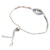 Turkish Evil Eye Bracelet Women Stylish Zirconia Pull Bracelets Hand Jewlery for Mother Friends