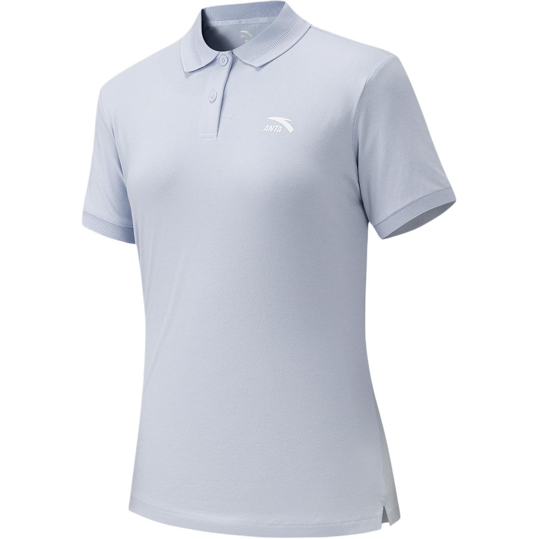 Anta Simple Fashion Casual Breathable Versatile Sports Polo Shirt Women tops 162628113-4 S