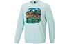 Sweatshirts Men's Green Crew Neck Moderate Regular HG3625