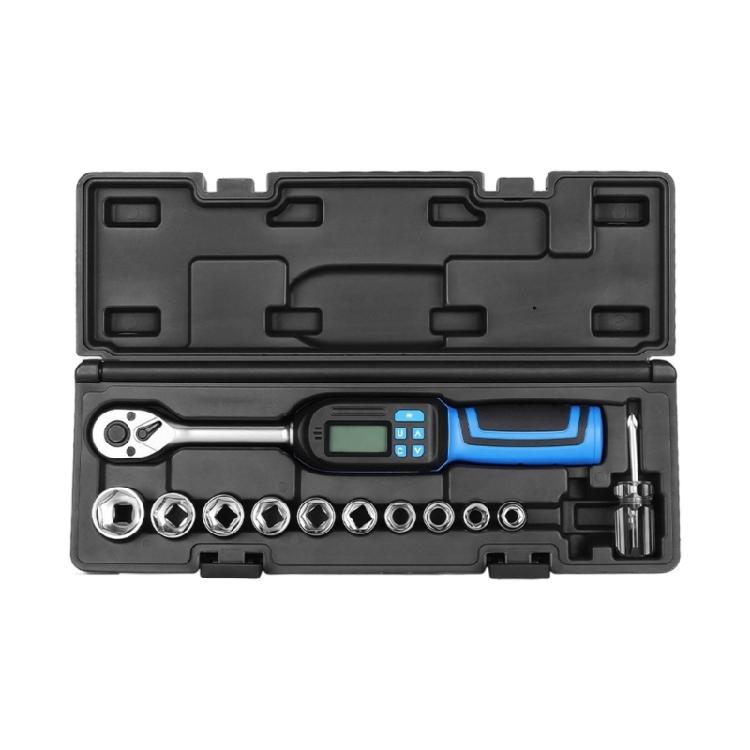 Digital Torque Spanner Tool With Replaceable Heads Ratchet Mechanism And Customizable Torque Settings 4 Measurement Unit