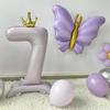 Butterfly Aluminum Foil Balloons 1/5pcs Birthday Air Globos Baby Shower Balloons Party Decoration Supplies Photo Props