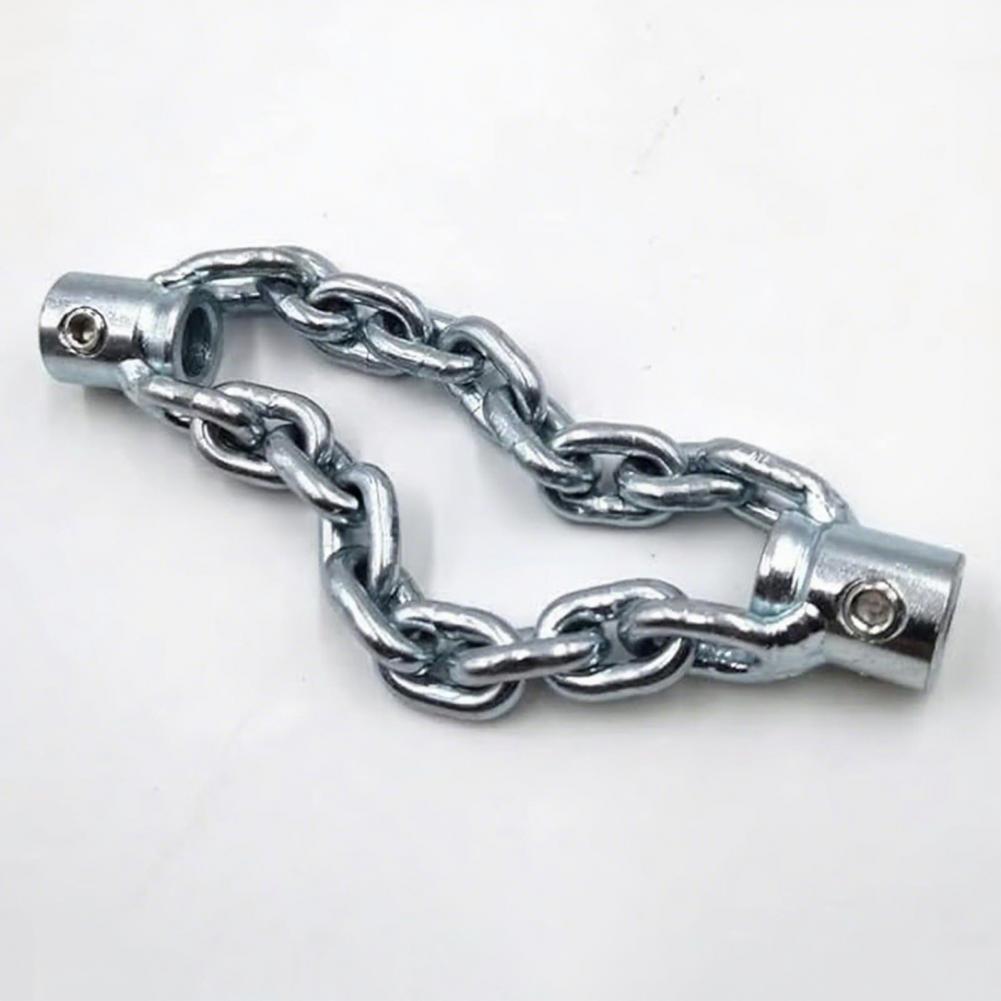 Desatascador de tuberías de cadena rápido Profesional Cadena con eje flexible Cadena desincrustante de alcantarillas Herramienta de cable giratorio draga para mantenimiento de tuberías de PVC