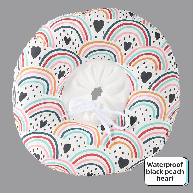 White Circle Cat Cotton Neck CoverUniversal Anti-scratch Cat and Dog Collar Protective Ring Beauty Cover Shame Ring