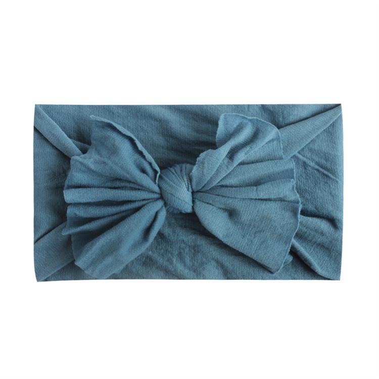 Nuovissimi Accessori Cerchietto per Bambino Morbido Confortevole Cerchietto con Fiocco in Nylon Dolci Cerchietti per Bambino