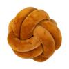 Nordic Style Plush Cushion With Knotted Spun Polyester Cover For Home Decor