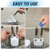 Toilet Bowl Tablet Holder Bracket Hook Toilet Tank Tablet Bracket For Hotel Home Residential Bathroom Workplace Apartment