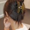 From.Flo Basic Hair Claw - Olive
