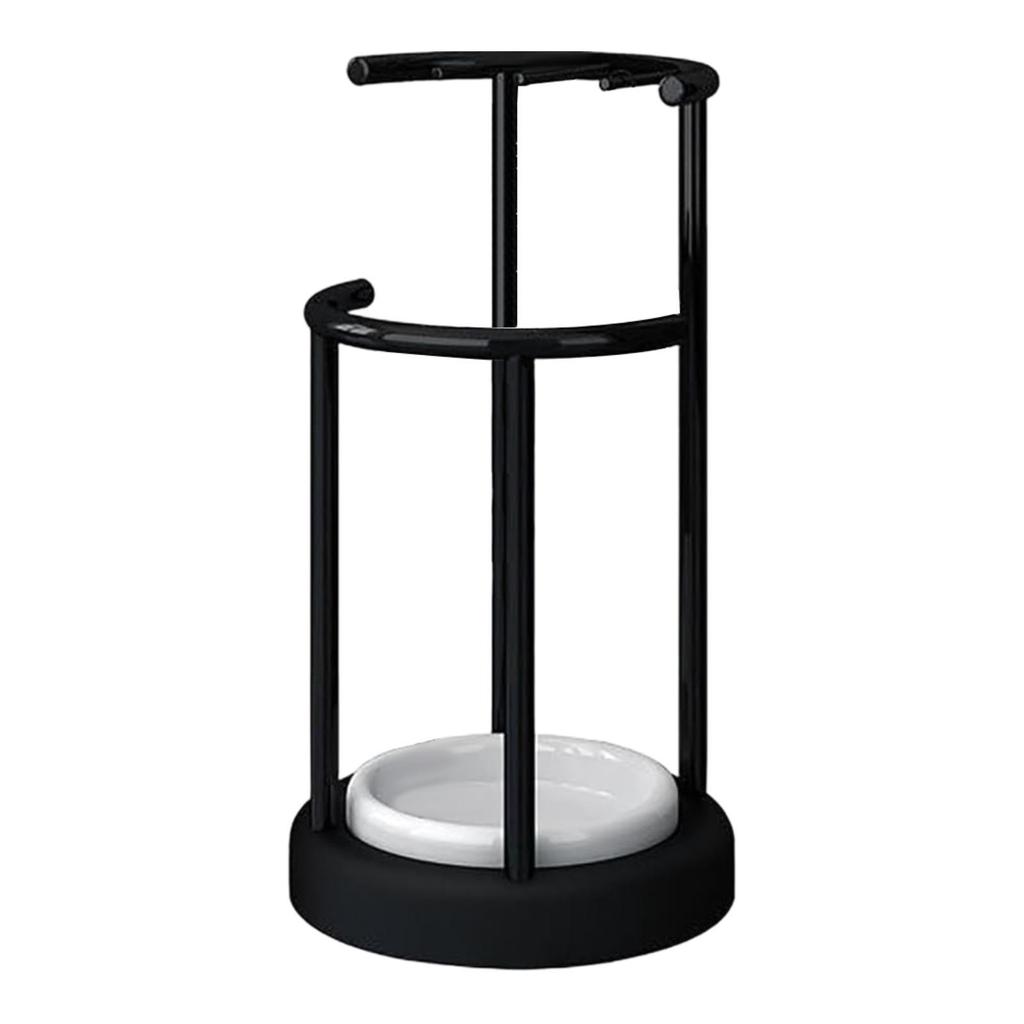 Metal Umbrella Stand Rack Storage Bucket Large Capacity Drip Tray Umbrella Holder for Supermarket Hotel Entry Hallway Corridor