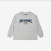 New Balance Kids Nbsc Logo AccenT Long Sleeve T shirT Ac Melange Gray Nk9bg1703