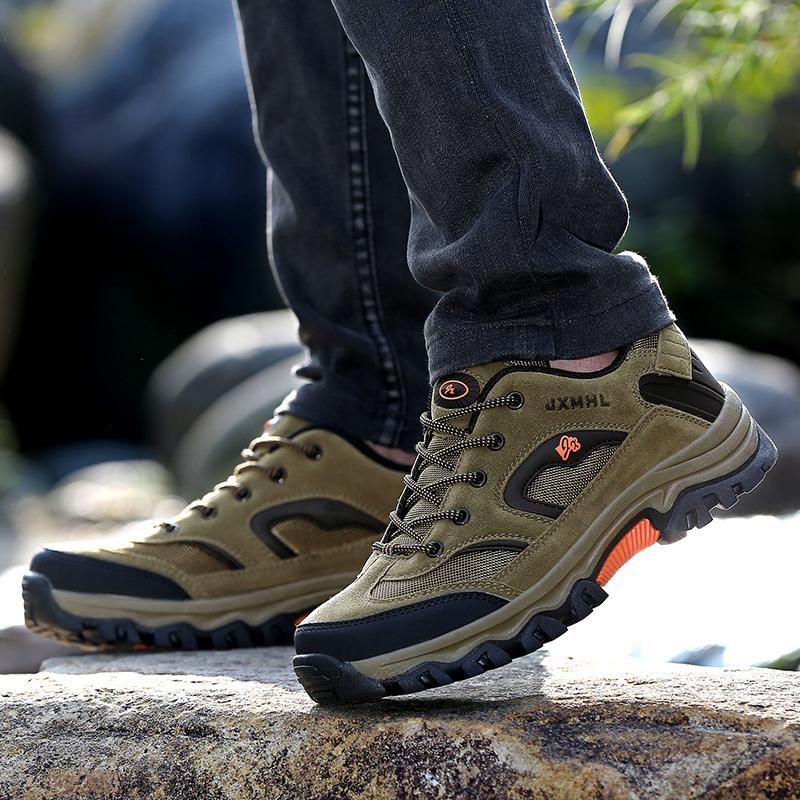 Casual Sneakers Men Low-top Comfortable Breathable Casual Running Shoes Men Thick-soled Anti-slip Air Mesh Outdoor Men Shoes