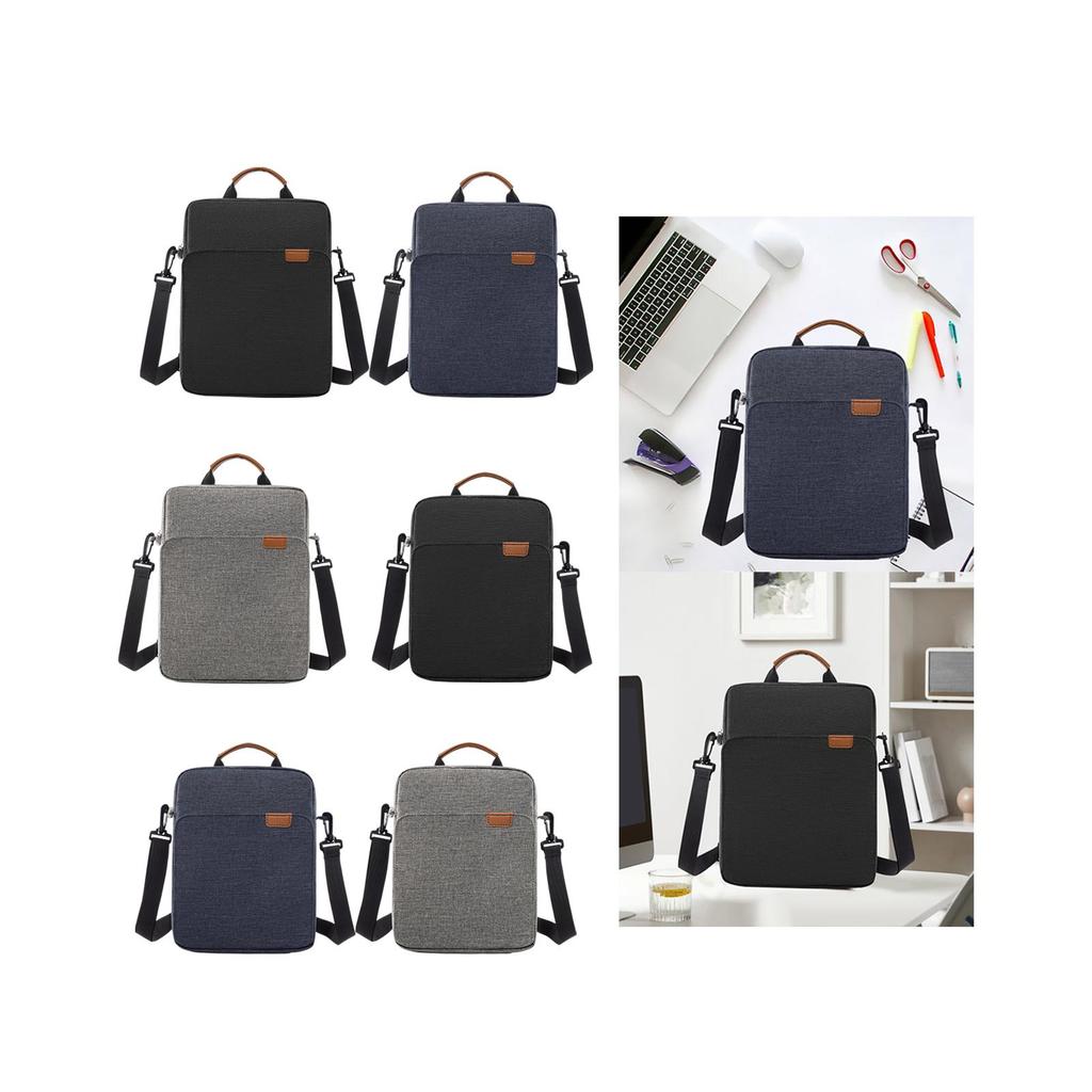 Stilvolle Tablet-Tasche mit abnehmbarem Riemen und weichem Innenfutter