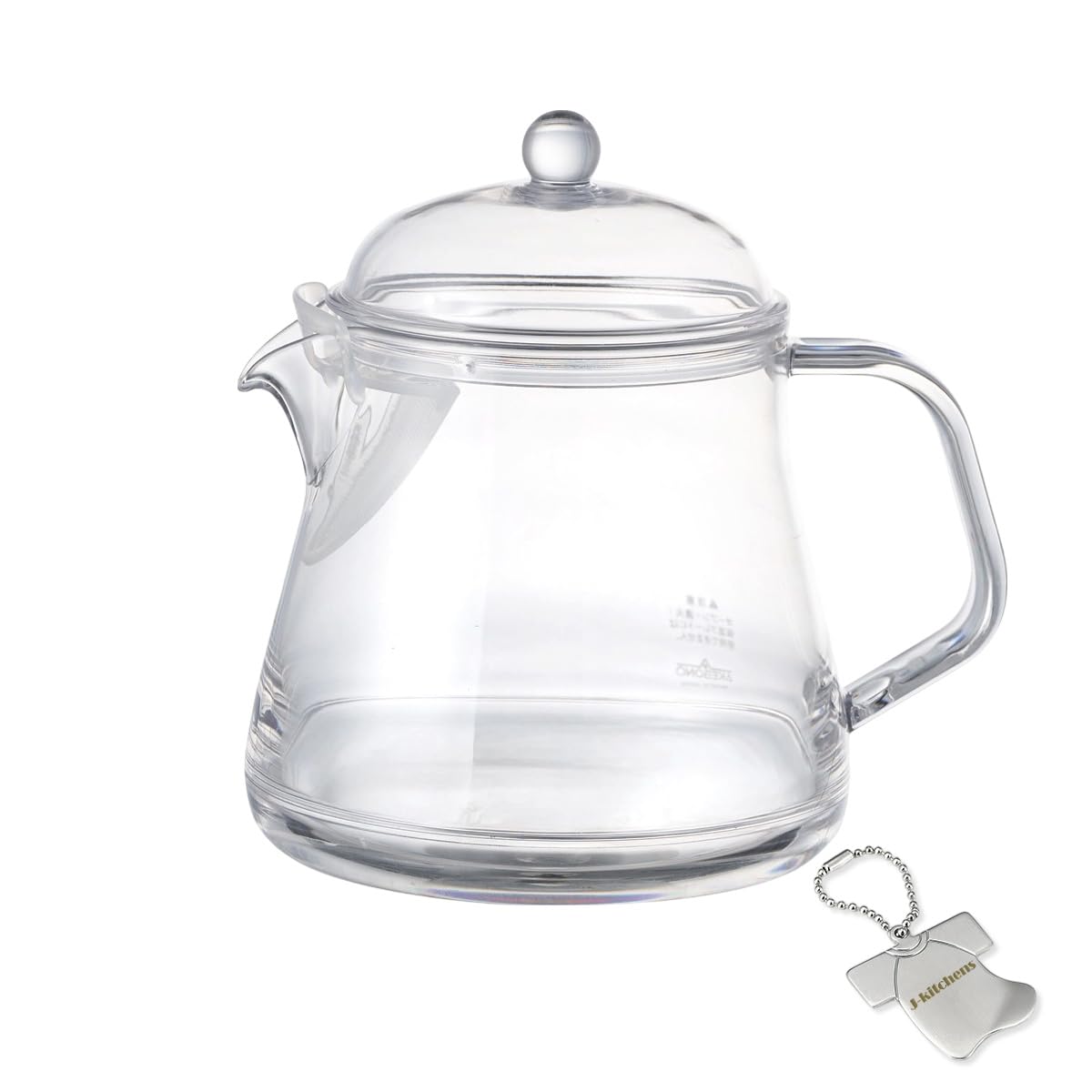 

J-kitchens Nagomi Herbal Tea Server, Shatter-Resistant, Made in Japan, Also Suitable for Water, Barley Tea, etc., 500ml, Includes Original Tag