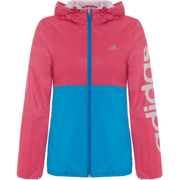 

Adidas Sports Training Series Logo Comfortable Fashion Woven Hooded Jacket Women Jacket Red S95650 S