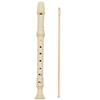 6-hole and 8-hole ABS Recorder for Students and Children Felt Pouch 8-hole German-style Soprano White Recorder