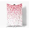 Valentine's Day Throw Blanket, Valentines Blanket Red Pink Heart Plaid Fuzzy Blanket Romantic Love Heart Decorative Soft Cozy Flannel Blanket for Mom