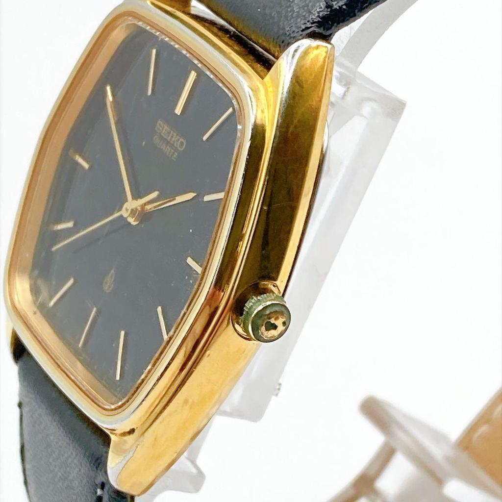 Used 570 SEIKO Quartz Watch 80s Vintage Chariot Battery Replaced New Aftermarket Strap