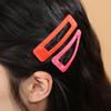 2-piece set of snap pins (fluorescent pink + fluorescent orange)