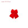 Christmas Tree Hanging Bow Ornament Made from Soft Velvet Flannel with Three Dimensional Design for Holiday Decor