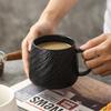 Stone Pattern European Ceramic Mug - Large Capacity Coffee, Tea, or Water Cup