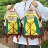 Mori Style Color-Block Lightweight Backpack: High-Capacity and Perfect for Couples' Outdoor Adventures