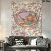 Lillifee  Wall Hanging Printed Fabric Blanket Decorative Tapestries for Bedroom Living Room Home Decor