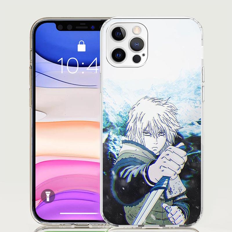 Vinland Saga Phone Case For Apple iPhone 17 Air 16 15 Plus 14 + 13 Mini 12 11 Pro Max 7 8 SE 16Max Soft Shell Cover Coque 17 Air