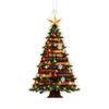 Kerst 2D Vlak Acryl Hangend Ornament voor Feestelijke Decoratie