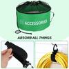 Camper Organizer Tasche für Schläuche Kabel 4 Farbabschnitte Wasserdicht Oberes Netzfach Camper Aufbewahrungslösung